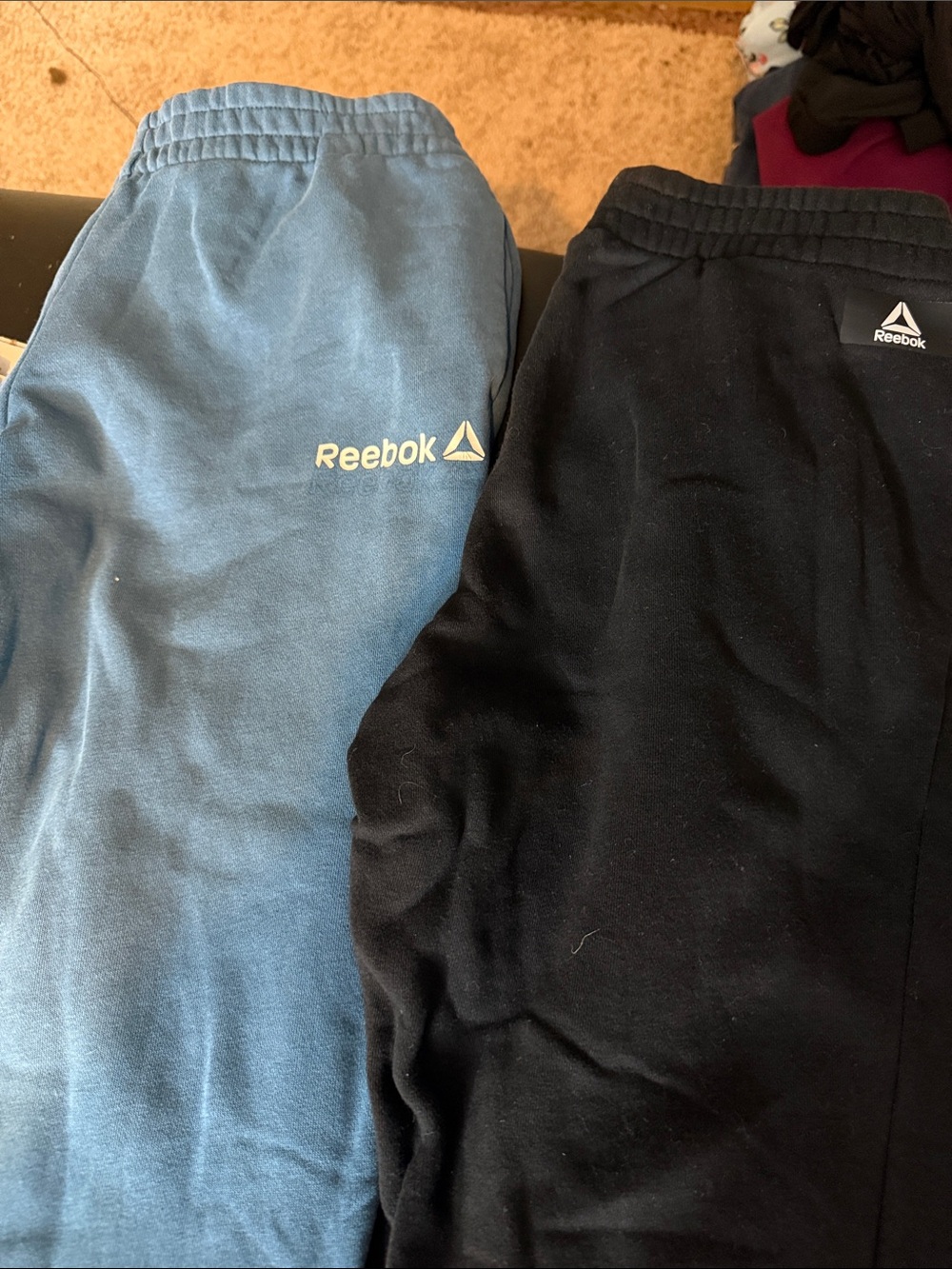 Reebok Kids Blue and Black Jogger Twin Pack